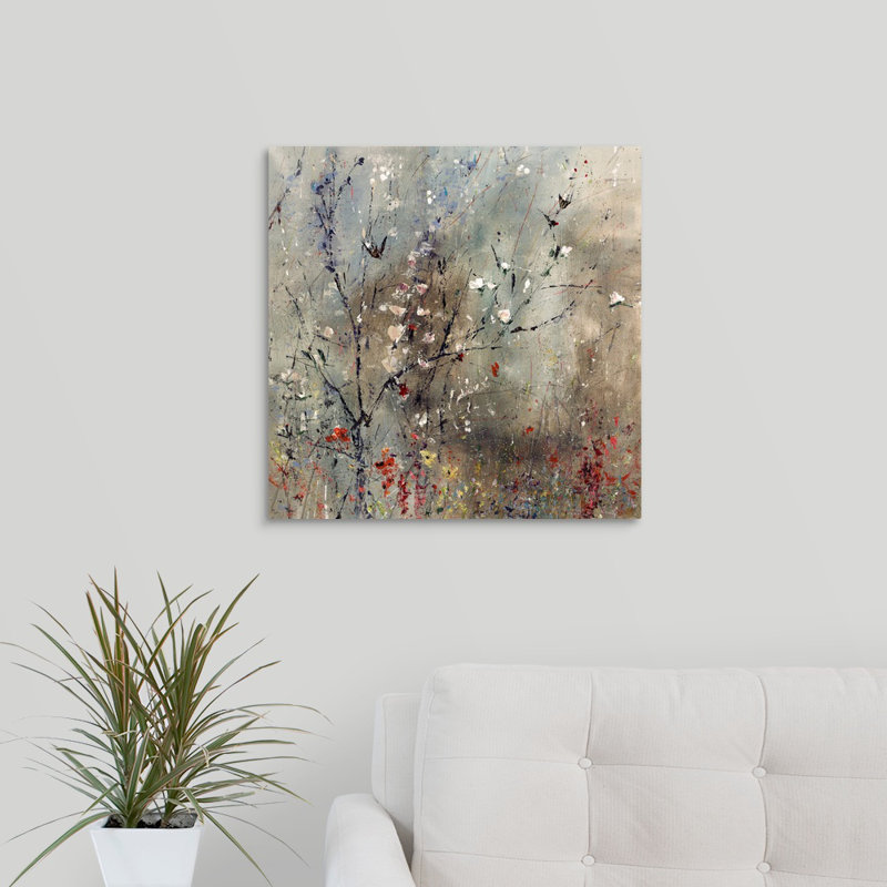 « fraîche spring désert », peinture sur toile, Toile tendue, H 36 po x l 36 po x p 1,25 po