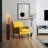 Brown Decorative Contemporary Mango Wood Ribbed Design Cylinder Shaped Floor Vase-124835510-122059688