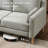Lagoa 60" W Boucle Square Arm Loveseat-1553399630