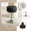 Kundana Swivel Upholstered Adjustable Height Counter Stool with Metal Frame-1916106870