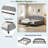 Modern Daybed With Tufted Button And Solid Legs-478641529