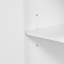 Meuble-lavabo 36 po avec lavabo en céramique, structure en bois massif, portes à fermeture en douceur, tablettes réglables, 3 tiroirs, y compris un tiroir à double profondeur pour le rangement du sèche-cheveux-114410868