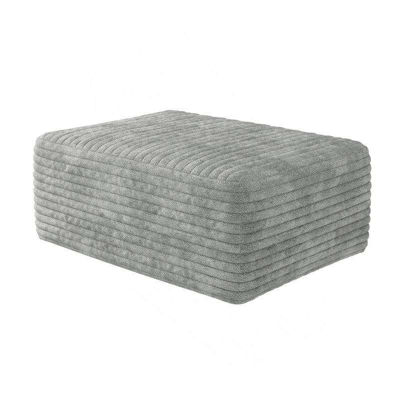 Sofa Ottoman ,No Assembly Required（ONLY ONE OTTOMAN), Gray