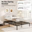 Metal Bed Frame Heavy Duty Support Slats Mattress Foundation-14304587
