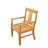 7 Pcs Grade-A Teak Wood Dining Set: Warwick Console Folding Rectangle Table  Osborne Chairs (2 Arm & 4 Armless Chairs) #11OS1502-112322427