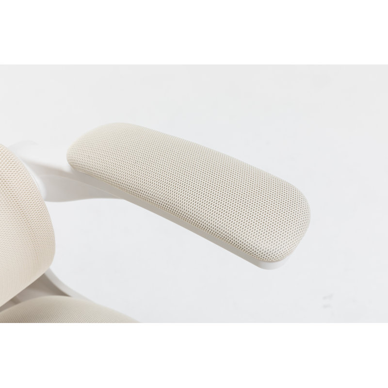 Chaise de bureau Devli, Beige, White