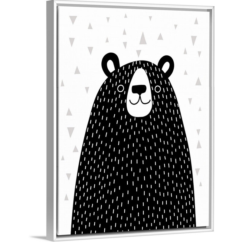 Art sur toile à motif mixte Simmers, H 16 po x l 12 po x P 1,75 po, Cadre flottant blanc