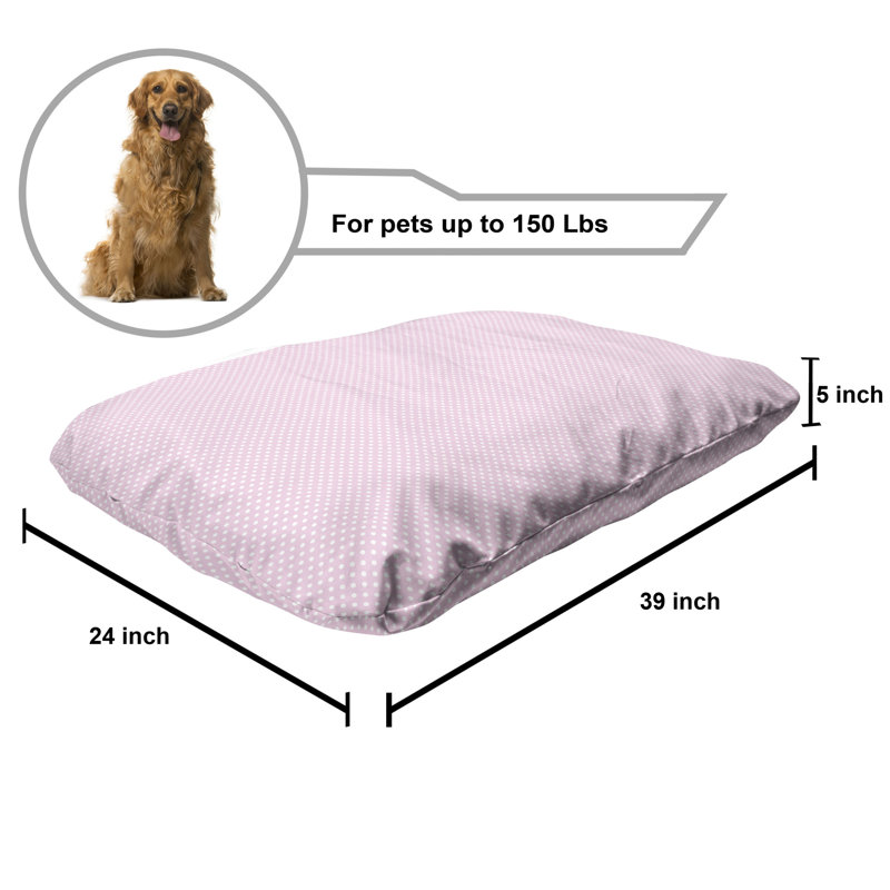 Lit pour animal de compagnie Ambesonne Green, Rose