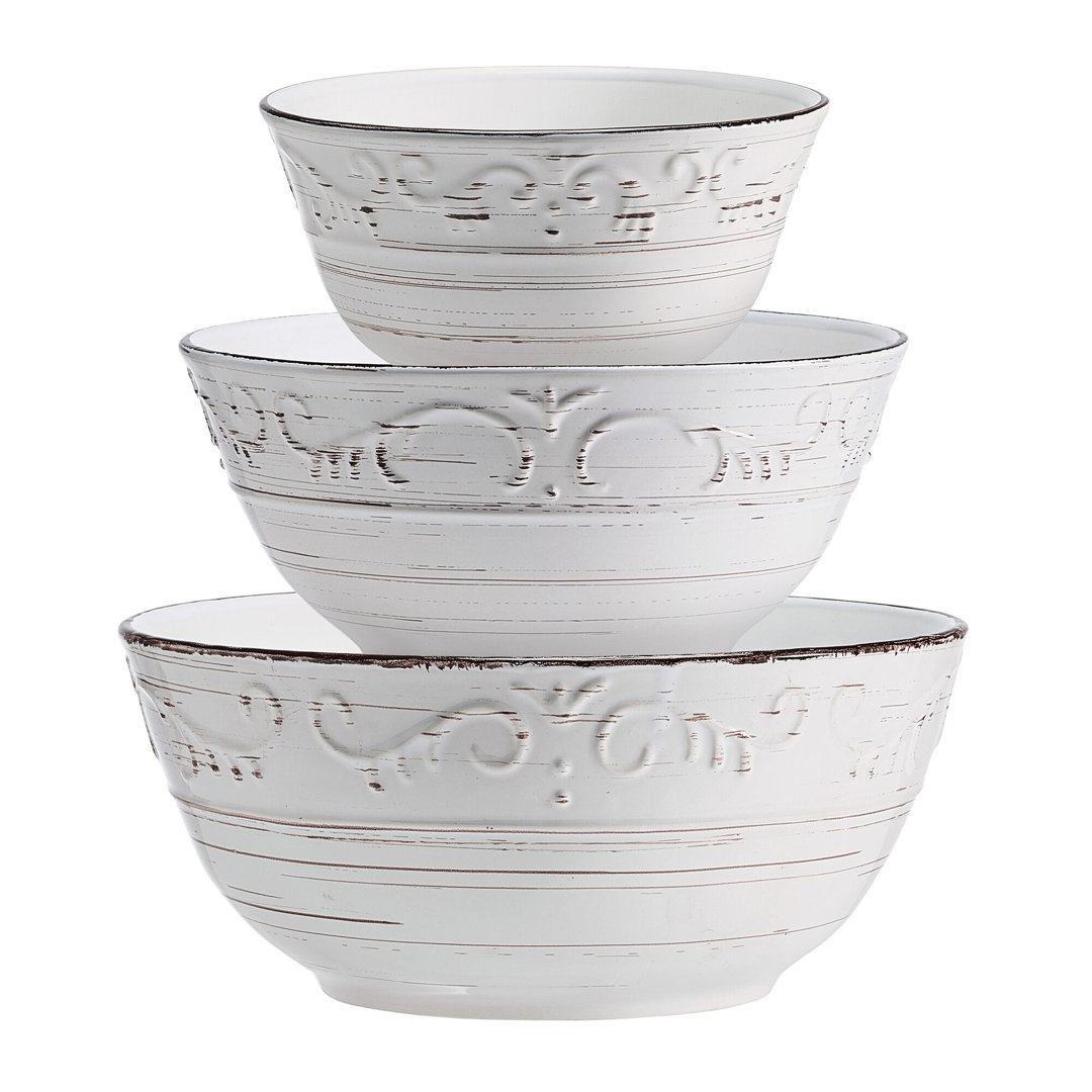 Pfaltzgraff Trellis Serving Bowl Set Pfaltzgraff