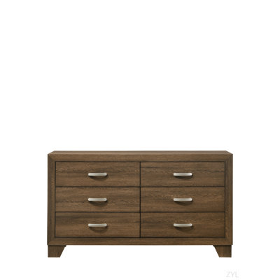 Commode à finition chêne Miquell