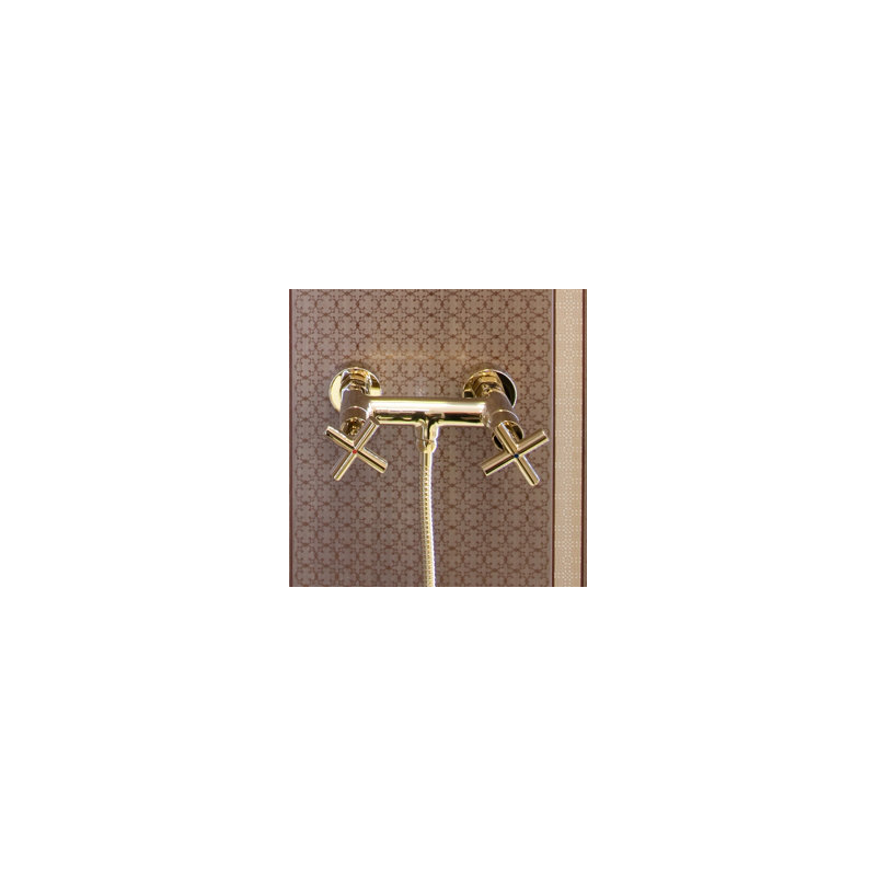 Apollo Double Exposed Shower Valve, Gold