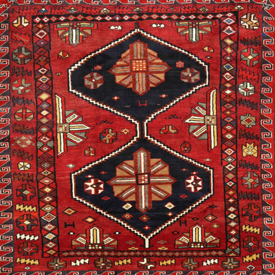 Tapis rouge / brun Southwestern
