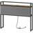Upholstered Headboard with Charging Station and Open Storage-983392698