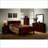 Cherry Finish Solid Wood Transitional Nightstand with Storage Drawer