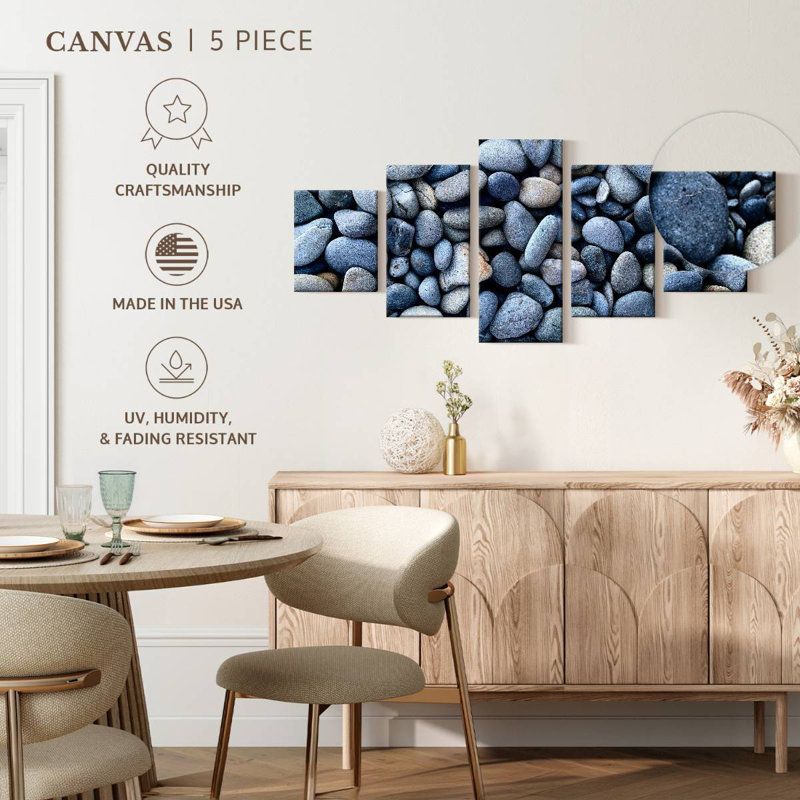 Oval Stones, 36" H x 80" W