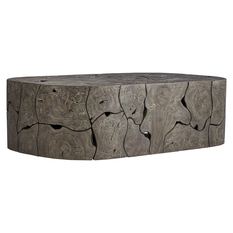 Trinidad Outdoor Oval Teak Coffee Table
