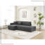 Upholstered 55.69 " Wool Sofa & Chaise