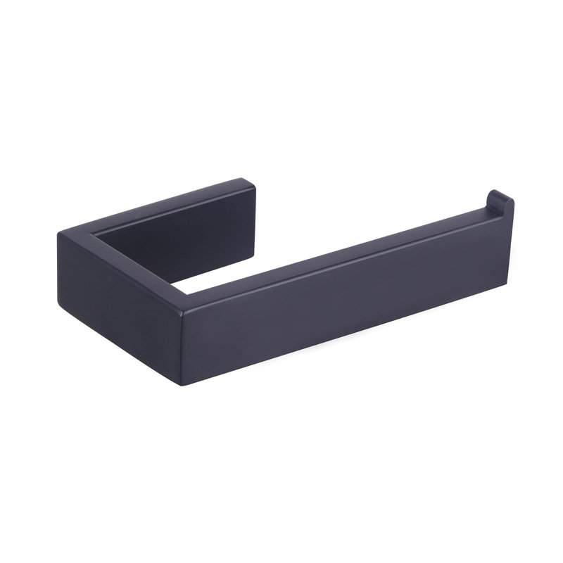 Porte-serviettes mural 5,8 po 1, Noir mat