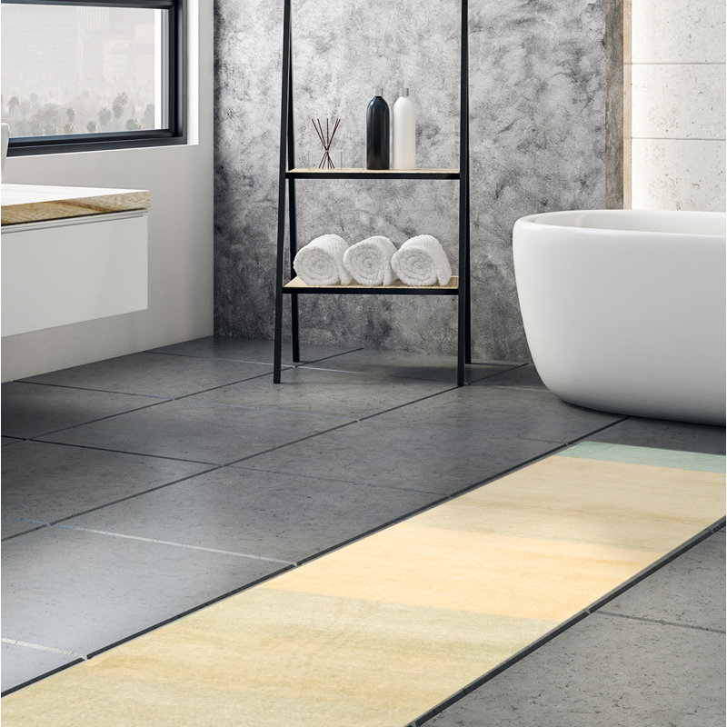 Tapis de la laine crème/bleu ciel 2 pi 6 po x 10 pi 3 po one-of-kind-noué la 2010 Adrielys