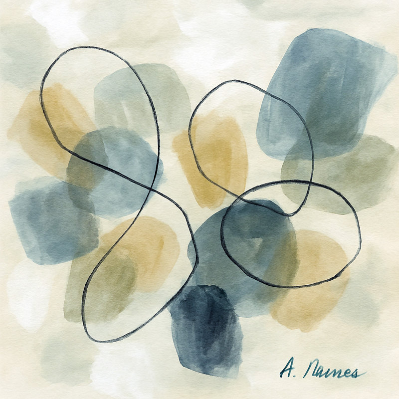 Soft Motion - Art mural abstrait sur toile par A. Nunes
