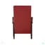 Raina Red PU Finish Rocking Chair