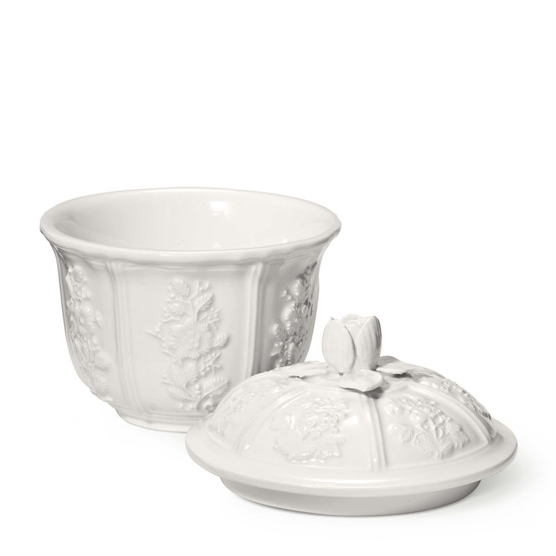 Contenant de rangement en céramique / porcelaine