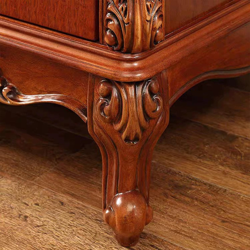 Buffet brun massif et bois manufacturé