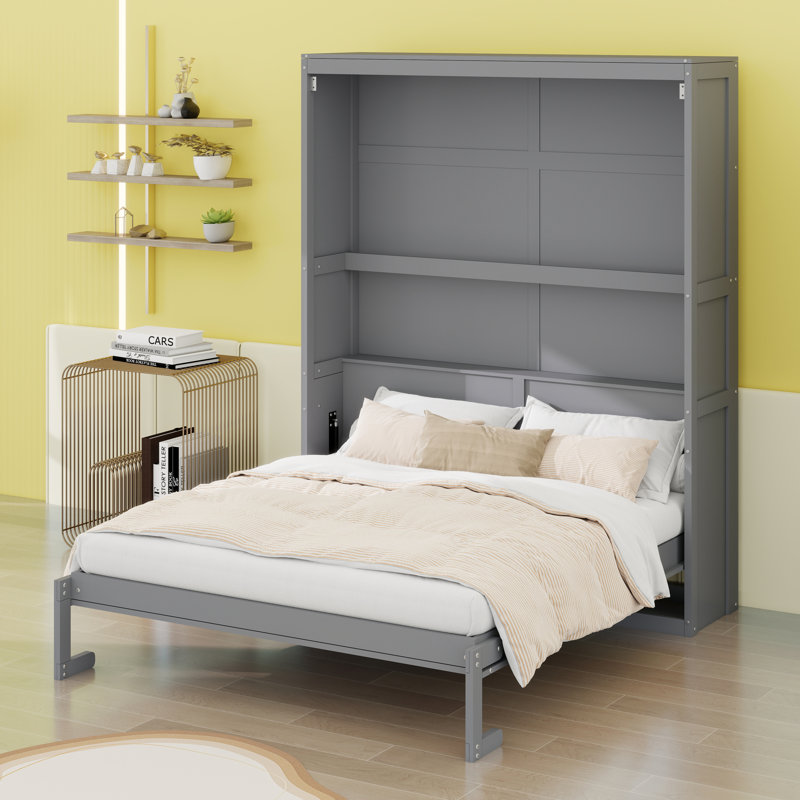 Lit escamotable Modern Design, gris