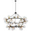Lustre de salon à 39 lumières à intensité variable