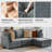 Cheltenham 97"W Modern Oversized Storage Sectional Sofa with Ottoman-126351235