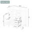 Meuble-lavabo simple Seph 29,5 sans comptoir-887974450