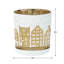 Bougeoirs en verre Holiday Glow European Cityscape