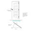 Panneau de porte de garde-manger à 5 panneaux de style shaker intérieur-121302968-121457755