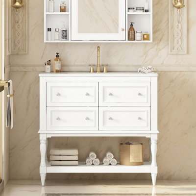 Ensemble de meuble-lavabo 36 po avec lavabo