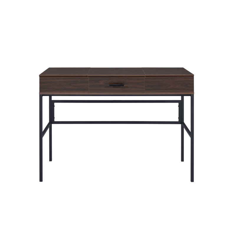 Bureau d'écriture Verster avec USB, Brun