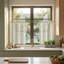 Linen Blend Floral Kitchen Curtain Kitchen Pelmet