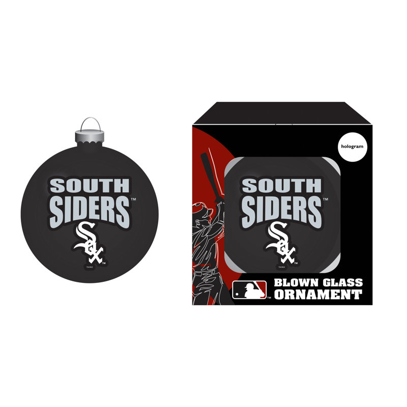 Ornement en verre soufflé Chicago White Sox