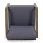 Fauteuil d'appoint simple et simple