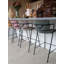 Manzanola Upholstered Counter Stool with Metal Frame-2029804614