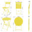 3 - Piece 2 - Person 81Cm L Outdoor Bistro Set-172309442