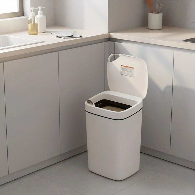 Plastic Motion Sensor Waste Bin, 14L
