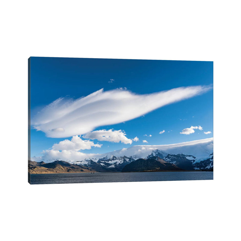 Cumberland East Bay And The Mountains Of The Allardyce Range. South Georgia Island - Wrapped Canvas Print