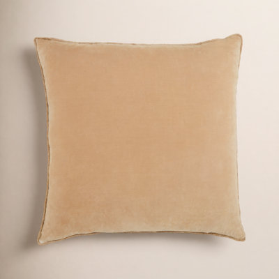 Kam Fringed Cotton Reversible Throw Pillow