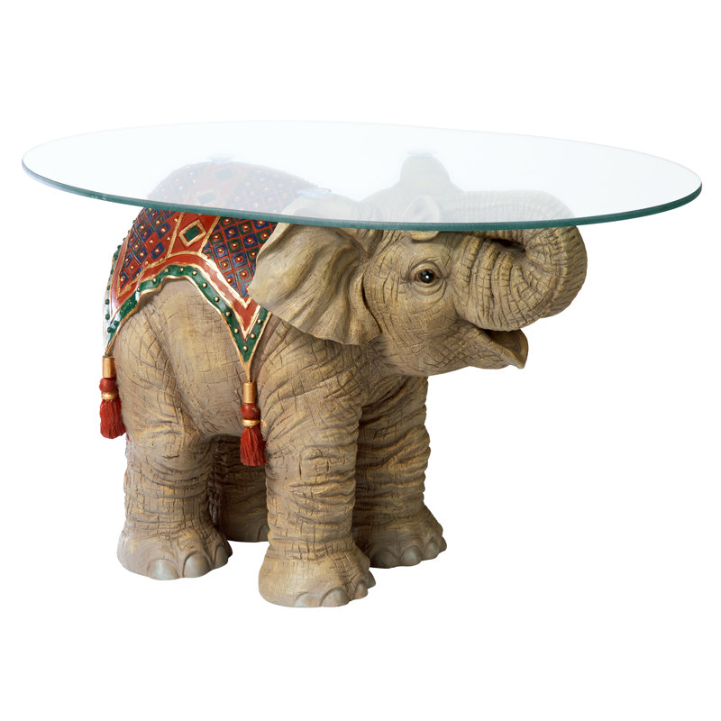 Jaipur Elephant Figurine Coffee Table