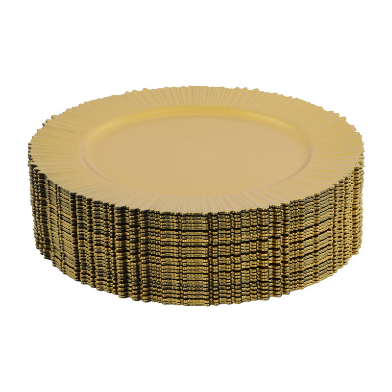 13'' Round Charger (Set of 100), Gold