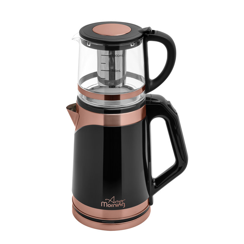 Tea Maker Electrical Turkish Tea Machine Teapot Set Samovar Cordless Kettle