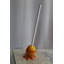 Statue sucette orange et jaune en résine Nifao Collection 10 po x 10 po x H 34 po