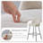 Nat Modern Fabric Upholstered Bar Stools with Spring-1187533966