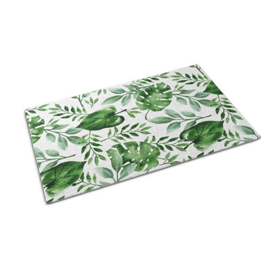 Non-Slip Floral Outdoor Doormat