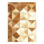 Helon Geometric Area Rug in Brown